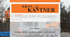 Desktop Screenshot of kran-kastner.de